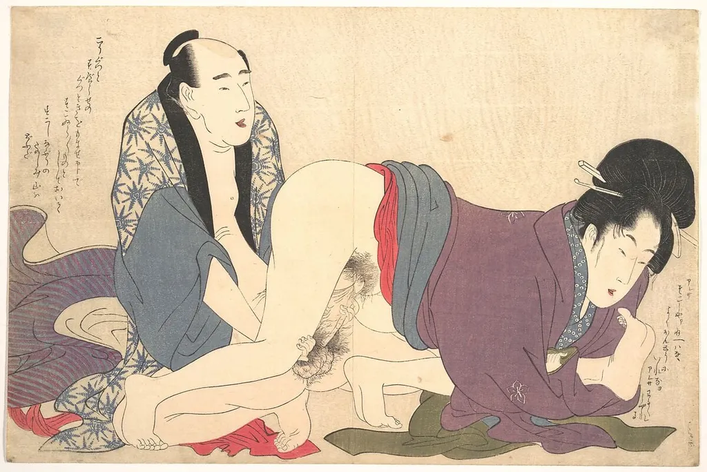 Untitled, by Kitagawa Utamaro, ink, 1780