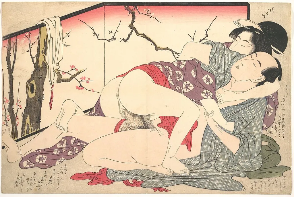 Untitled, by Kitagawa Utamaro, ink, 1780