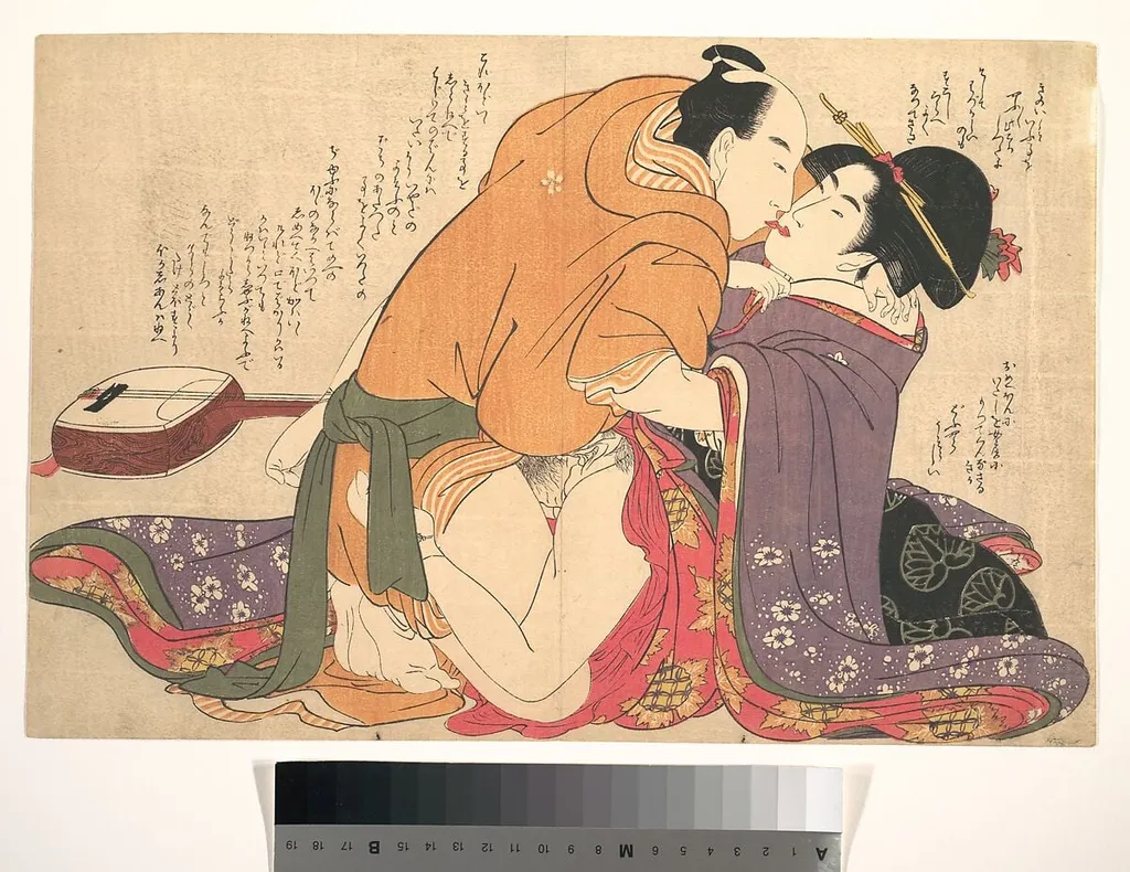Untitled, by Kitagawa Utamaro, ink, 1780