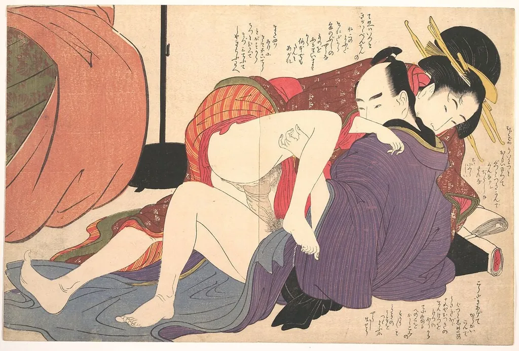 Untitled, by Kitagawa Utamaro, ink, 1780