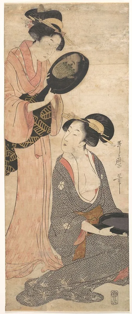 Untitled, by Kitagawa Utamaro, ink, 1794