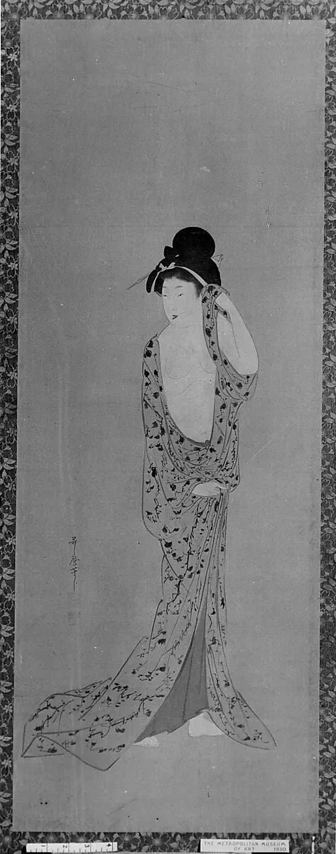 Untitled, by Kitagawa Utamaro, paint, 1780