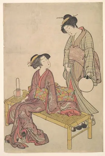 Tesage andon|The Hand Lantern, by Kitao Shigemasa