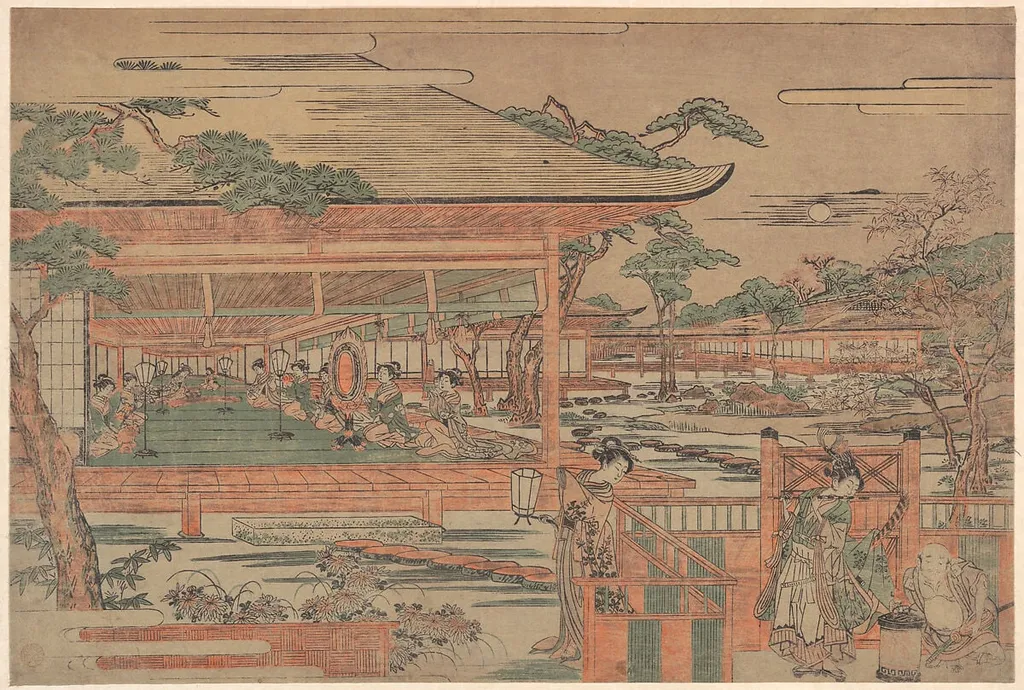 Untitled, by Kitao Shigemasa, ink, 1772