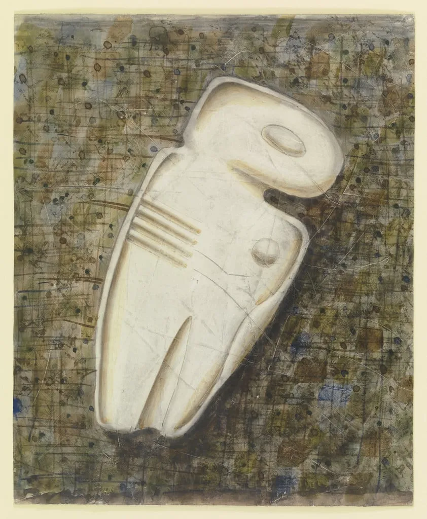 Untitled, by Knud Merrild, watercolor, 1935