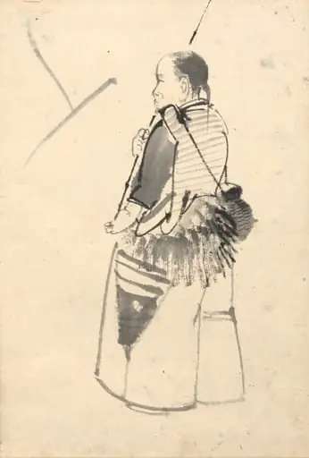 Dancer in a Fisherman's Costume, by Kōno Bairei