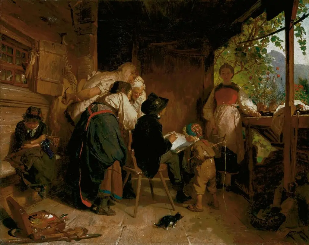 Der Maler auf der Studienreise, by Konrad Grob