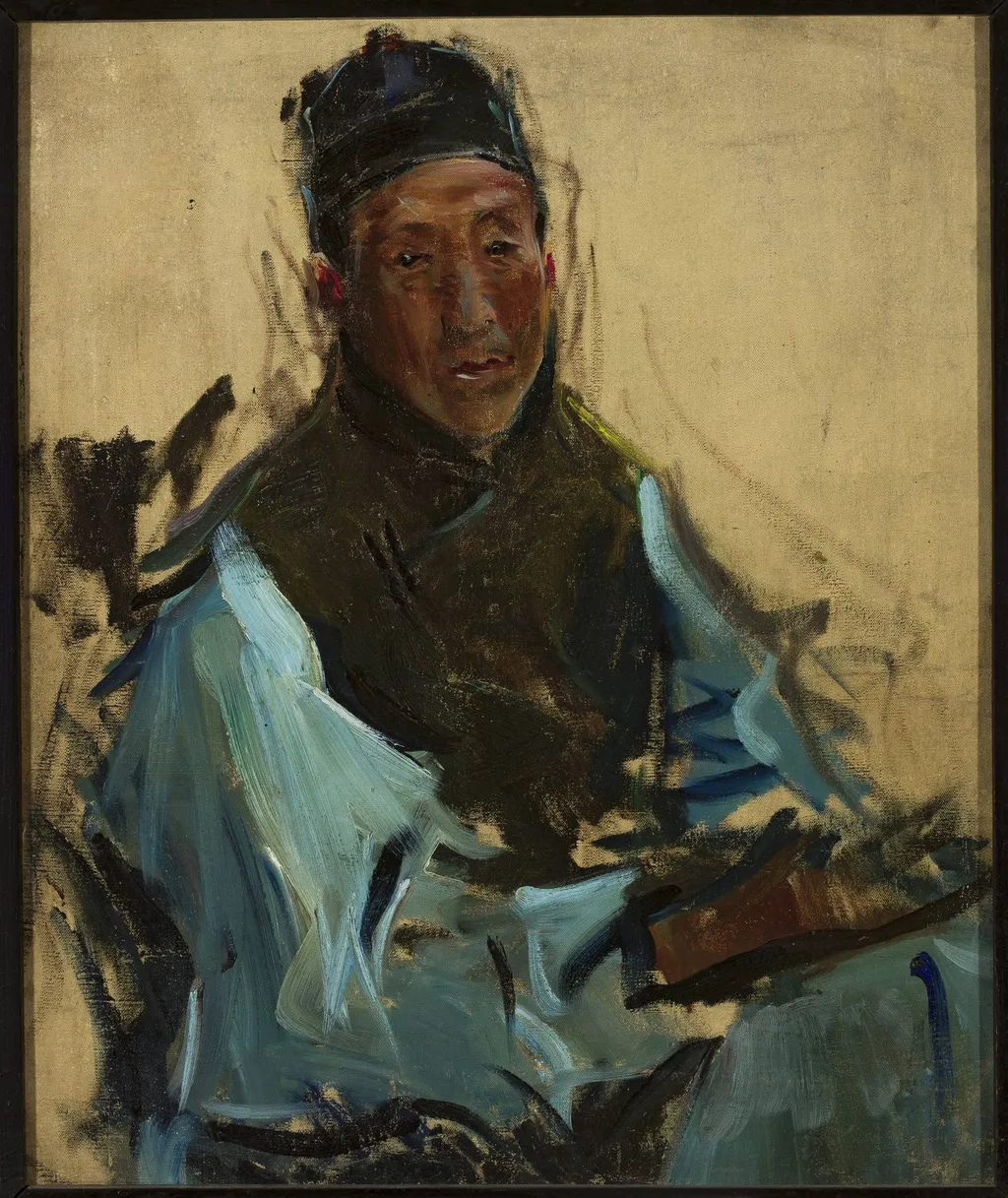 Chinaman, by Konrad Krzyżanowski, oil, 1903