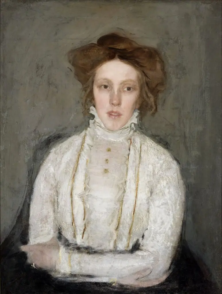 Portrait of Jadwiga Gaszczyńska, by Konrad Krzyżanowski