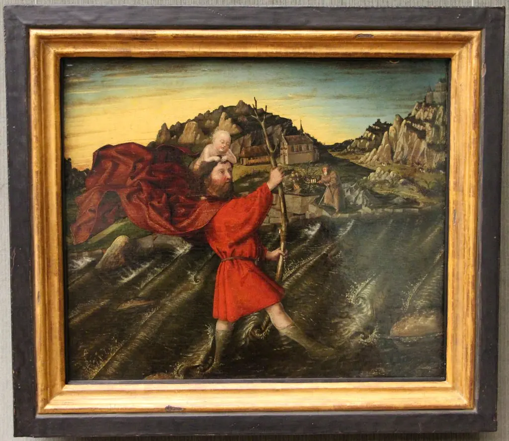 Saint Christopher (Berlin), by Konrad Witz