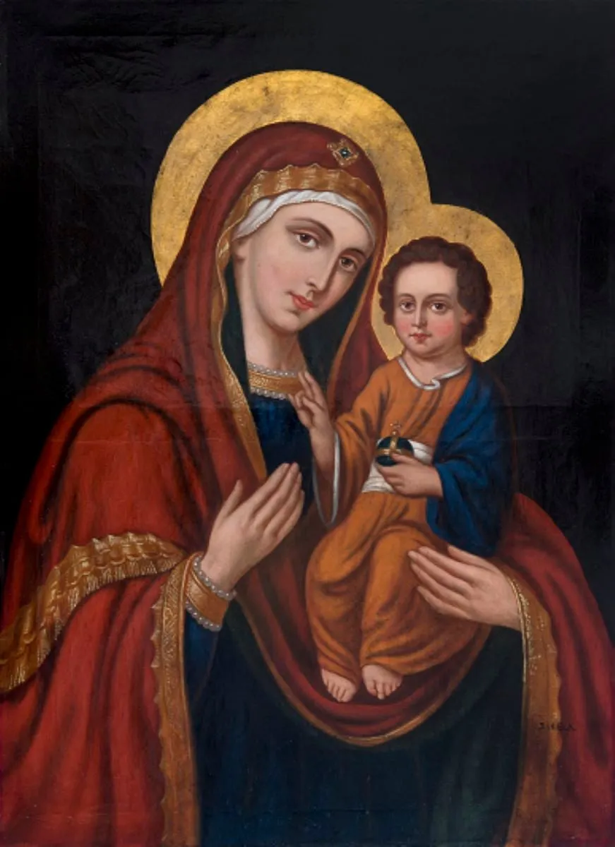 Madona cu Iisus în brațe, by Konstantin Daniel, unspecified