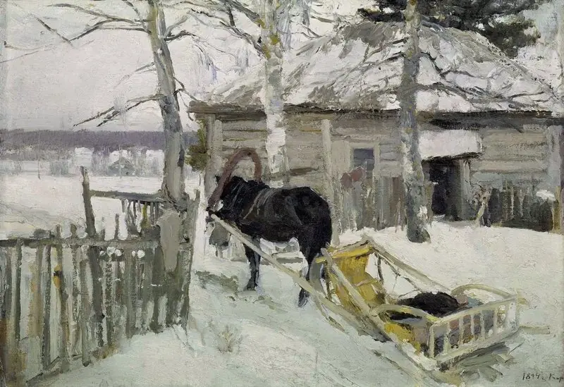 Winter, by Konstantin Korovin