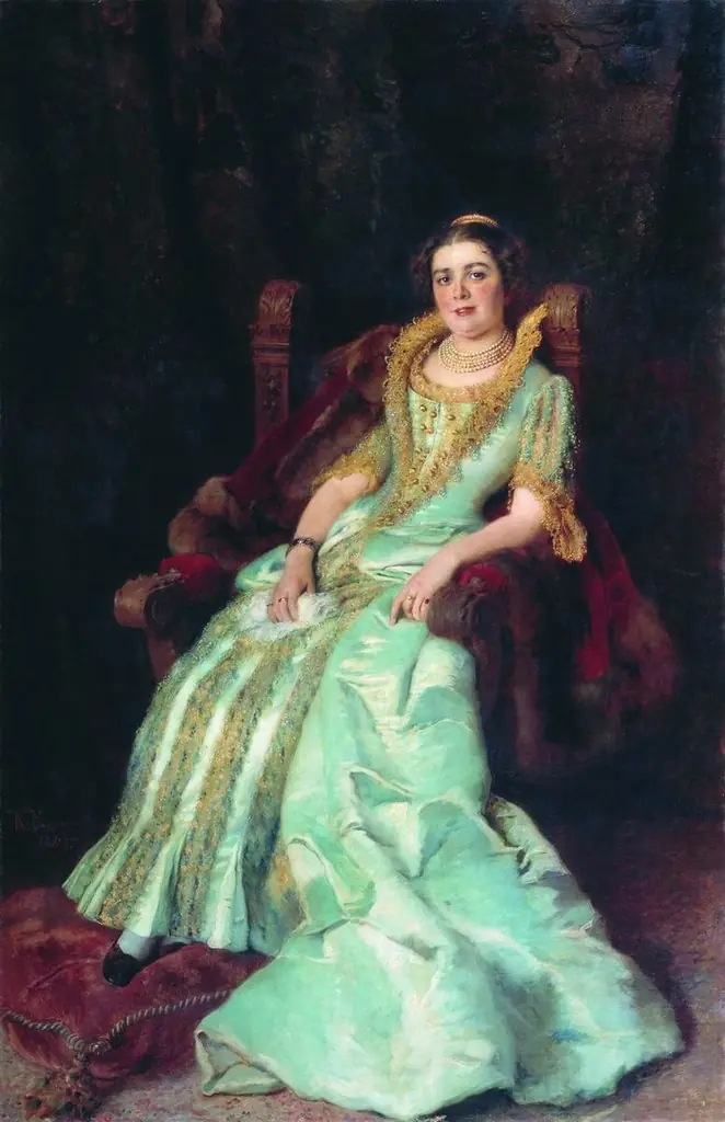 V.A. Morozova, by Konstantin Makovsky