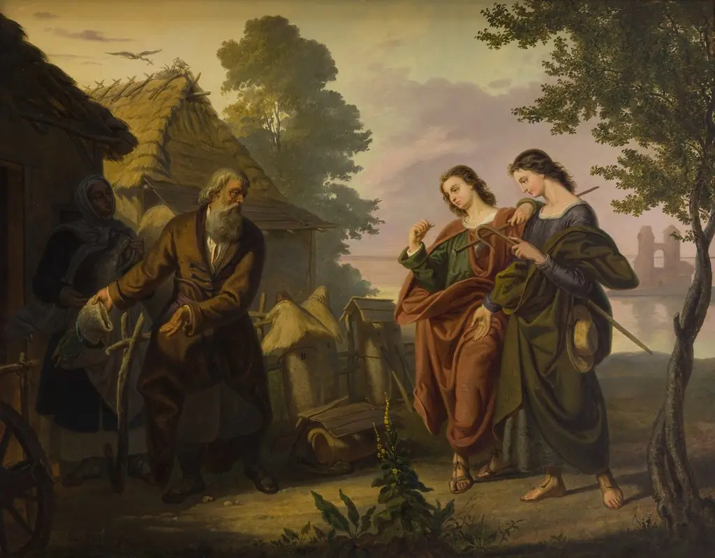 Pilgrims Visiting Piast, by Korneli Szlegel