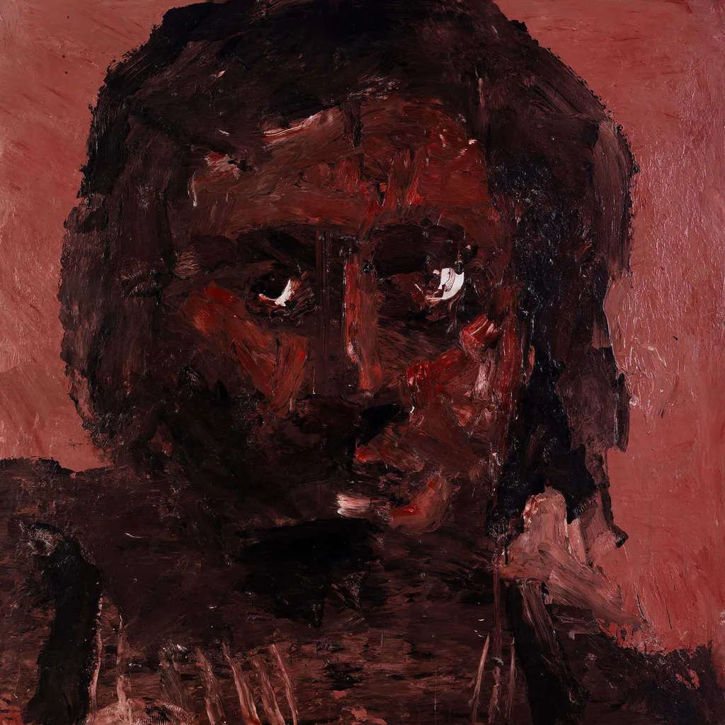 Κόκκινο πορτραίτο, by Kostas Tsolis, 1999