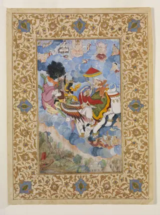 Krishna and Indra