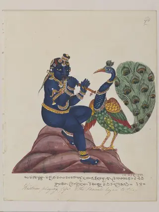 Krishna as a child
