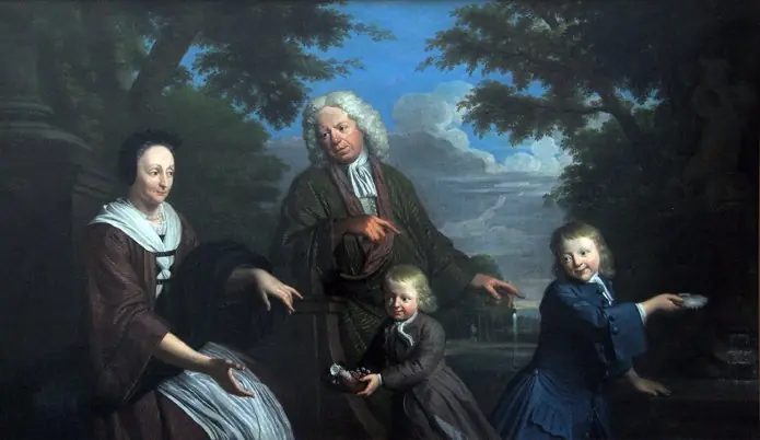 Family portrait of Gozewijn Centen, by Krzysztof Lubieniecki