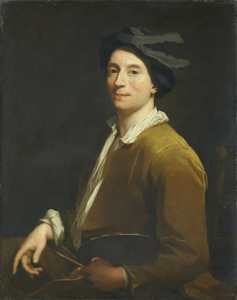 Portrait of a Painter, probably a Self Portrait, by Krzysztof Lubieniecki