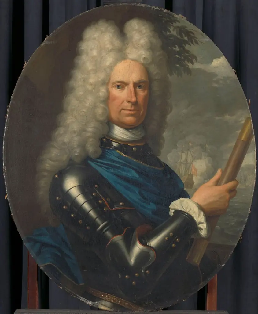 Portrait of Rear-Admiral Arent van Buren, by Krzysztof Lubieniecki
