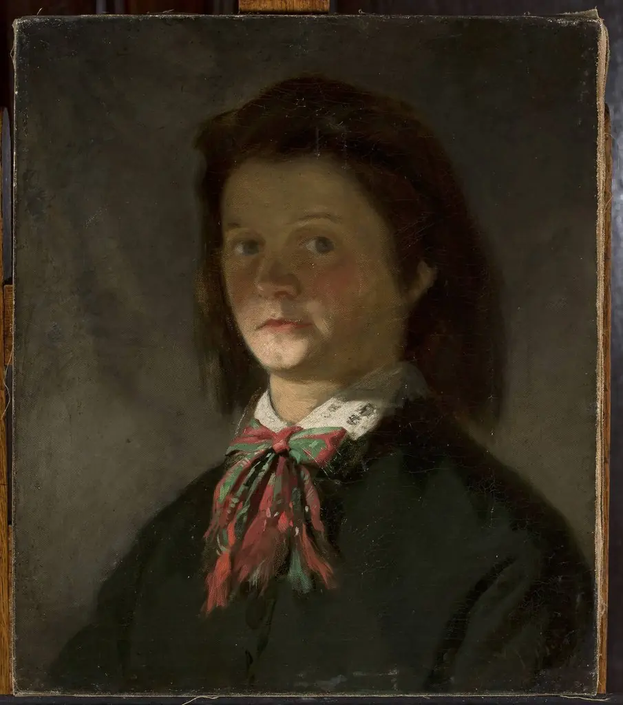 Portrait of artist’s wife, by Ksawery Pillati