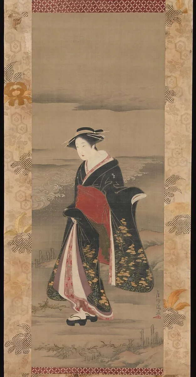 Untitled, by Kubo Shunman, ink, 1778