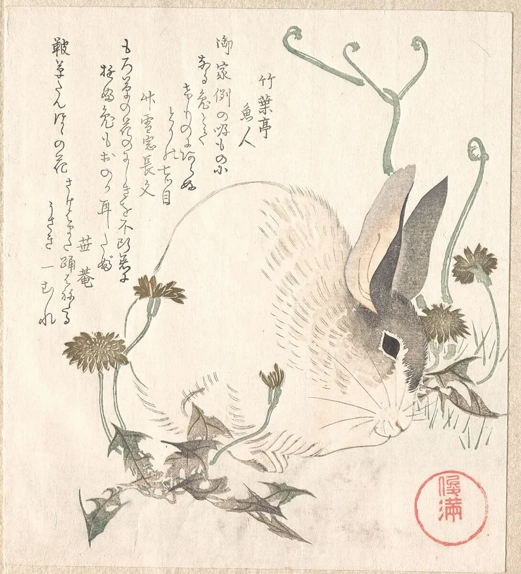 Untitled, by Kubo Shunman, ink, 1820