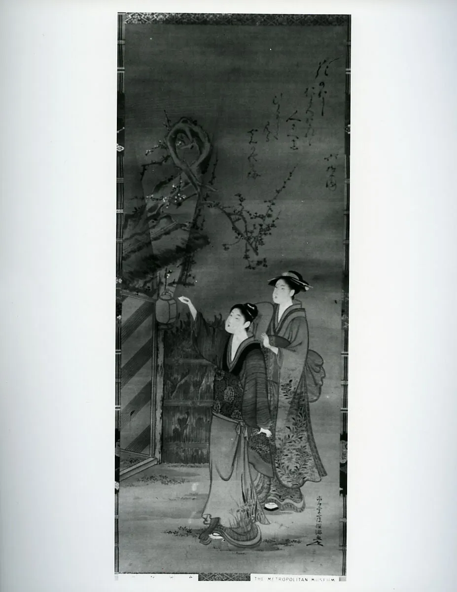 Untitled, by Kubo Shunman, ink, 1780