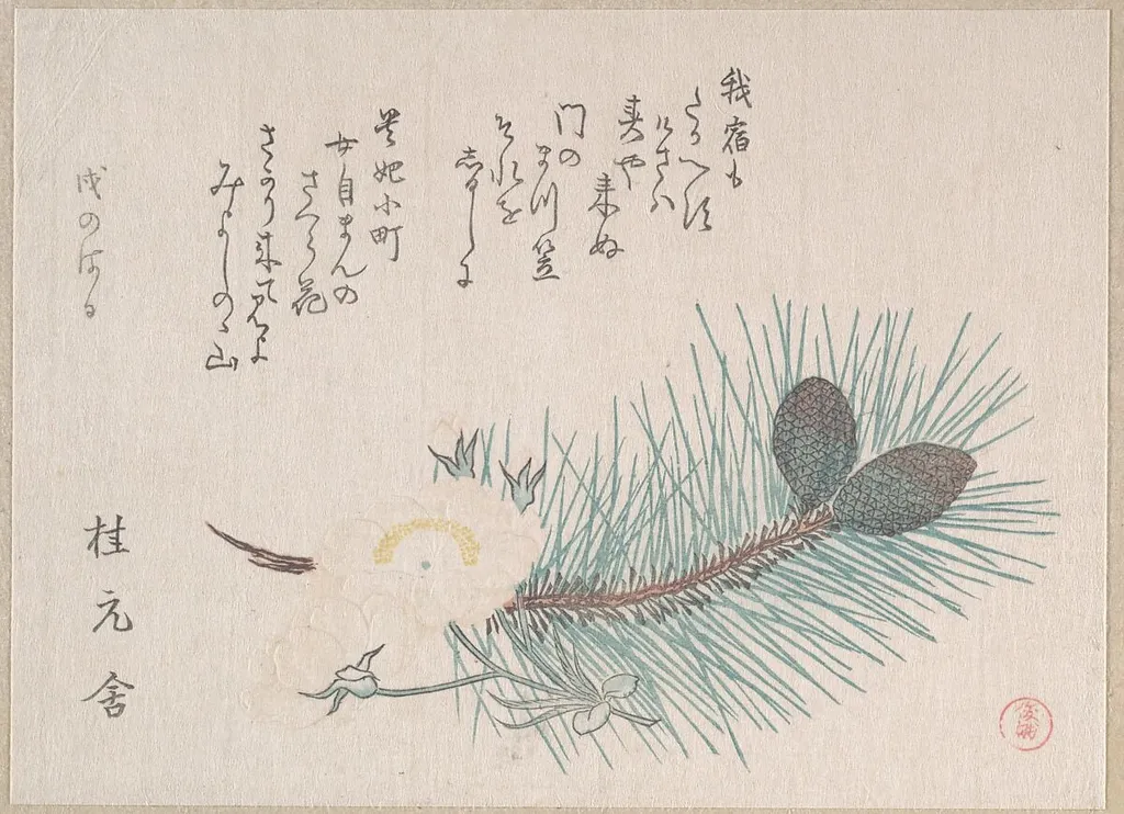 Untitled, by Kubo Shunman, ink, 1814