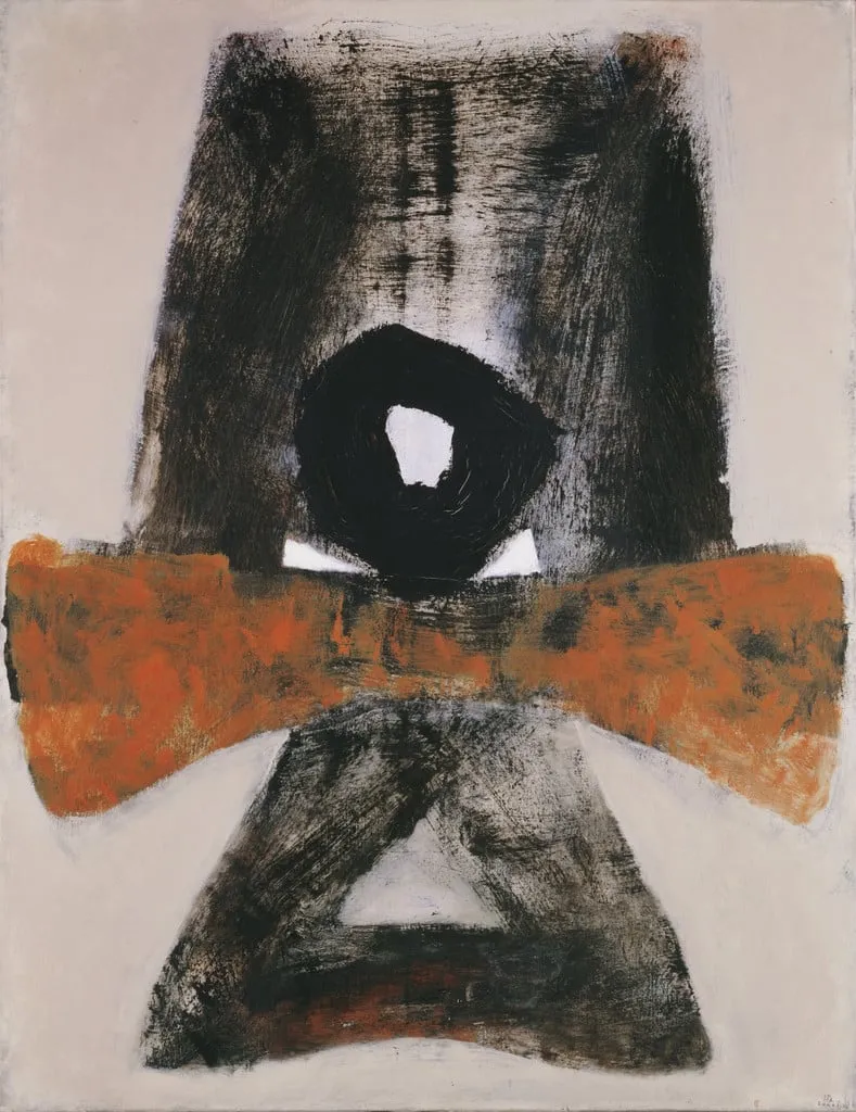 Untitled, by Kumi Sugaï, oil, 1958