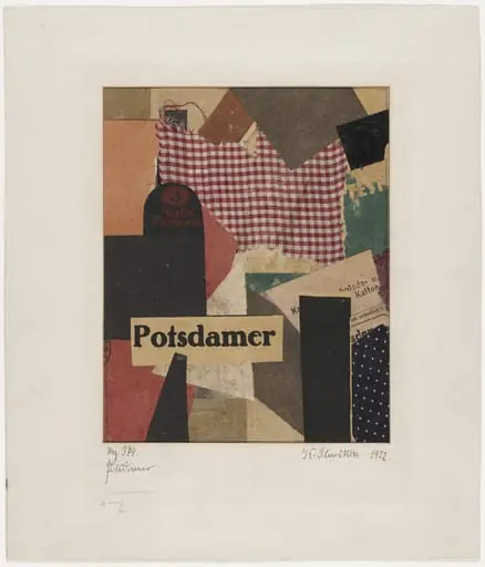 Untitled, by Kurt Schwitters