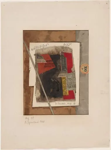 Untitled, by Kurt Schwitters