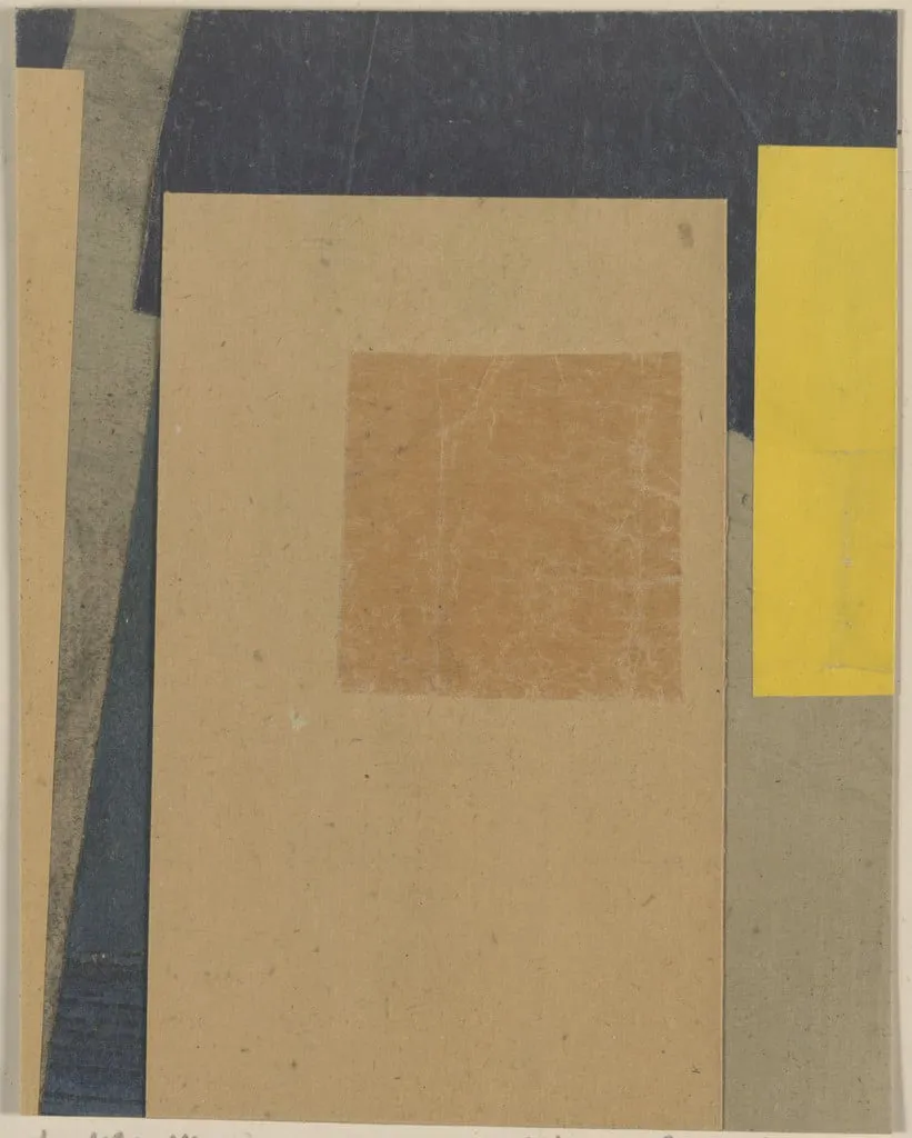 Untitled, by Kurt Schwitters, paint, 1926
