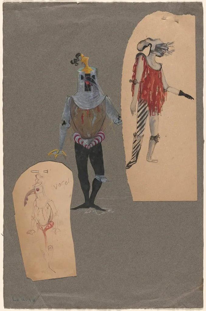 Untitled, by Kurt Seligmann, watercolor, 1940