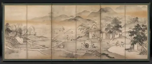 Emperor Yao Visiting Yu Chonghua, by Kusumi Morikage