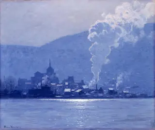 A Puff of Steam, by L. Birge Harrison, 1910