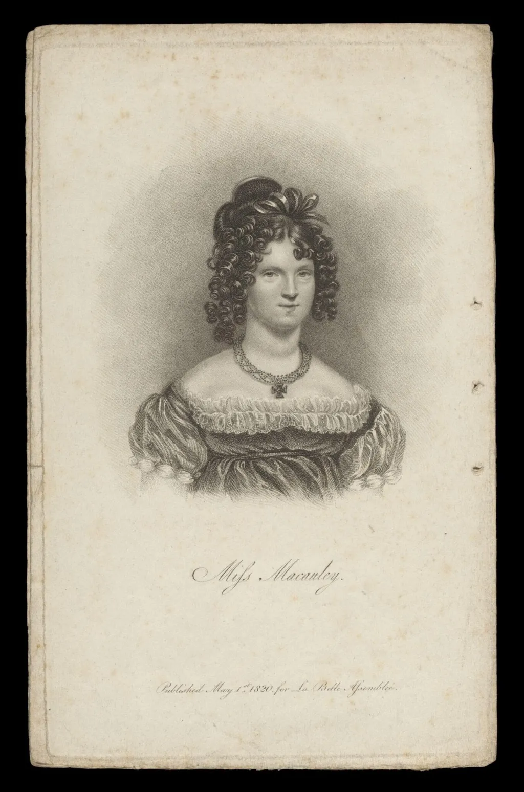 Print Collection, by La Belle Assembleé, 1