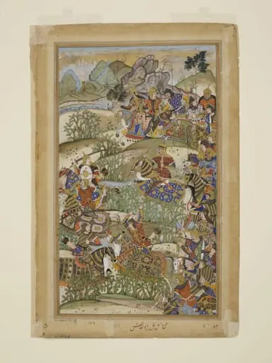 Battle of Sarnal in Gujarat, by La'l