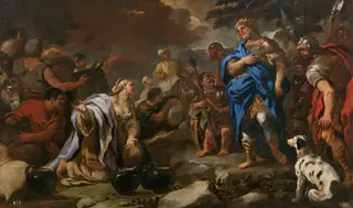 La prudente Abigail, by Luca Giordano