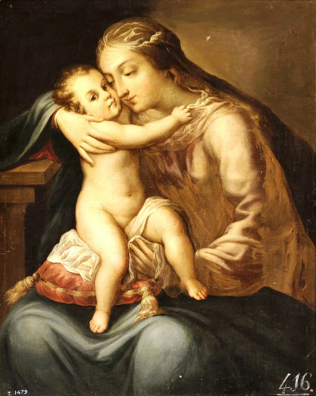 La Virgen con el Niño, oil, 1601
