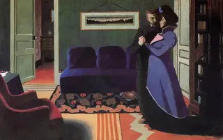 La Visite, by Félix Vallotton
