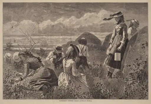 Gathering Berries, by Lagarde