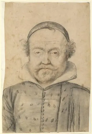 Portrait of a Bearded Man in a Doublet and Skull Cap, by Lagneau