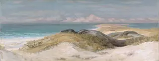 Lair of the Sea Serpent, by Elihu Vedder