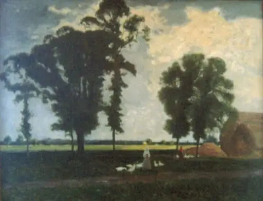 După ploaie, by Lajos Szlányi, 1899