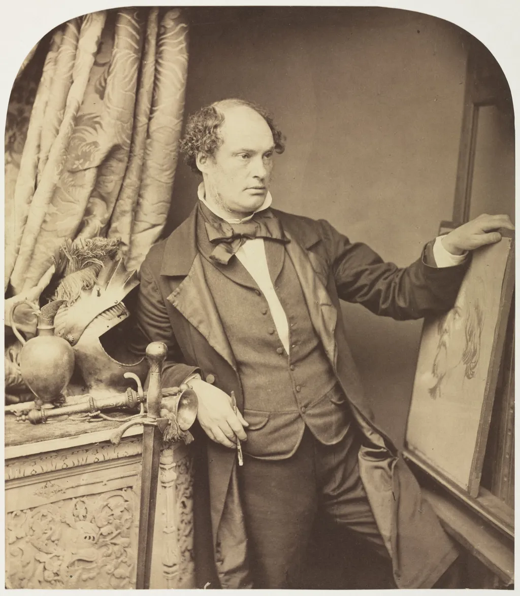Daniel Maclise (1806-1870), by Lake Price, 1857