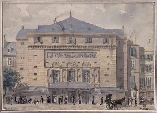 Theatre de la Porte St Martin, by Lake Price