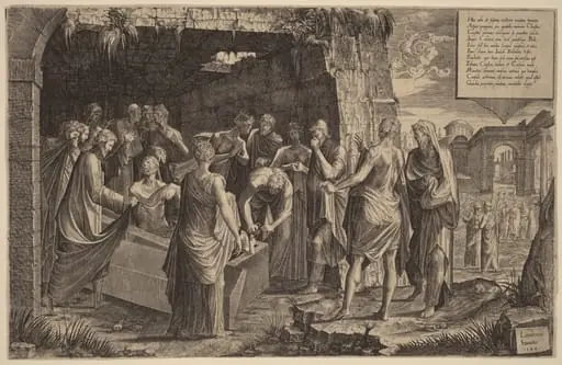 The Raising of Lazarus, by Lambert Suavius