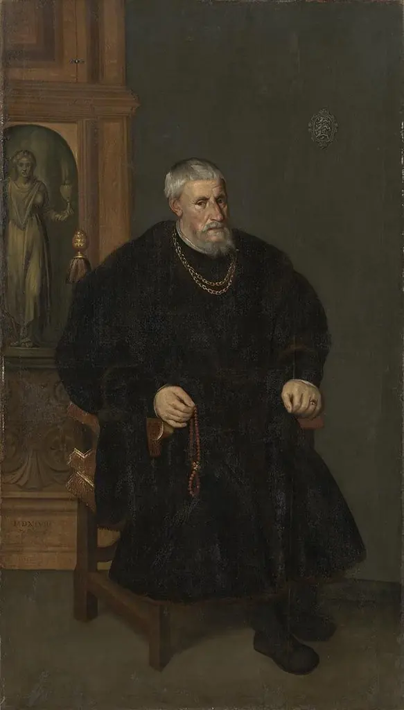 Bildnis des Wilhelm der Ältere, Reichserbtruchsess, Freiherr zu Waldburg, Herr zu Scheer und Trauchburg (1469-1557), by Lambert Sustris