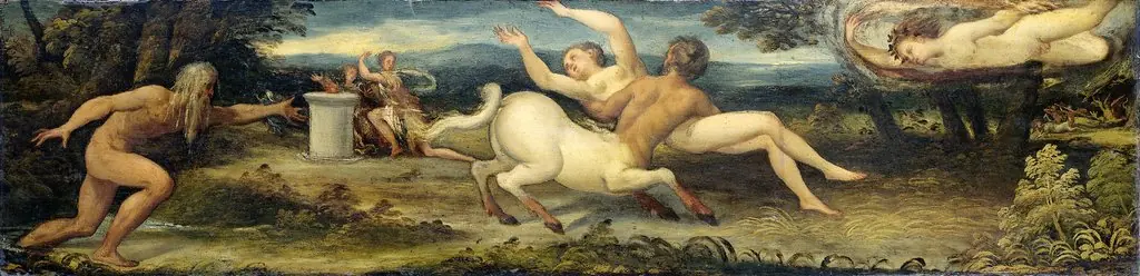 Nessus and Deianira, by Lambert Sustris
